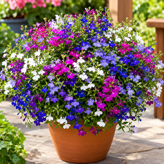 Lobelia Erinus F1 Hybrid Mix | Pack of 90-100 Seeds | Imported Variety