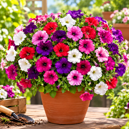 Petunia F1 Hybrid Mix | Pack of 35-40 Seeds | Imported Variety