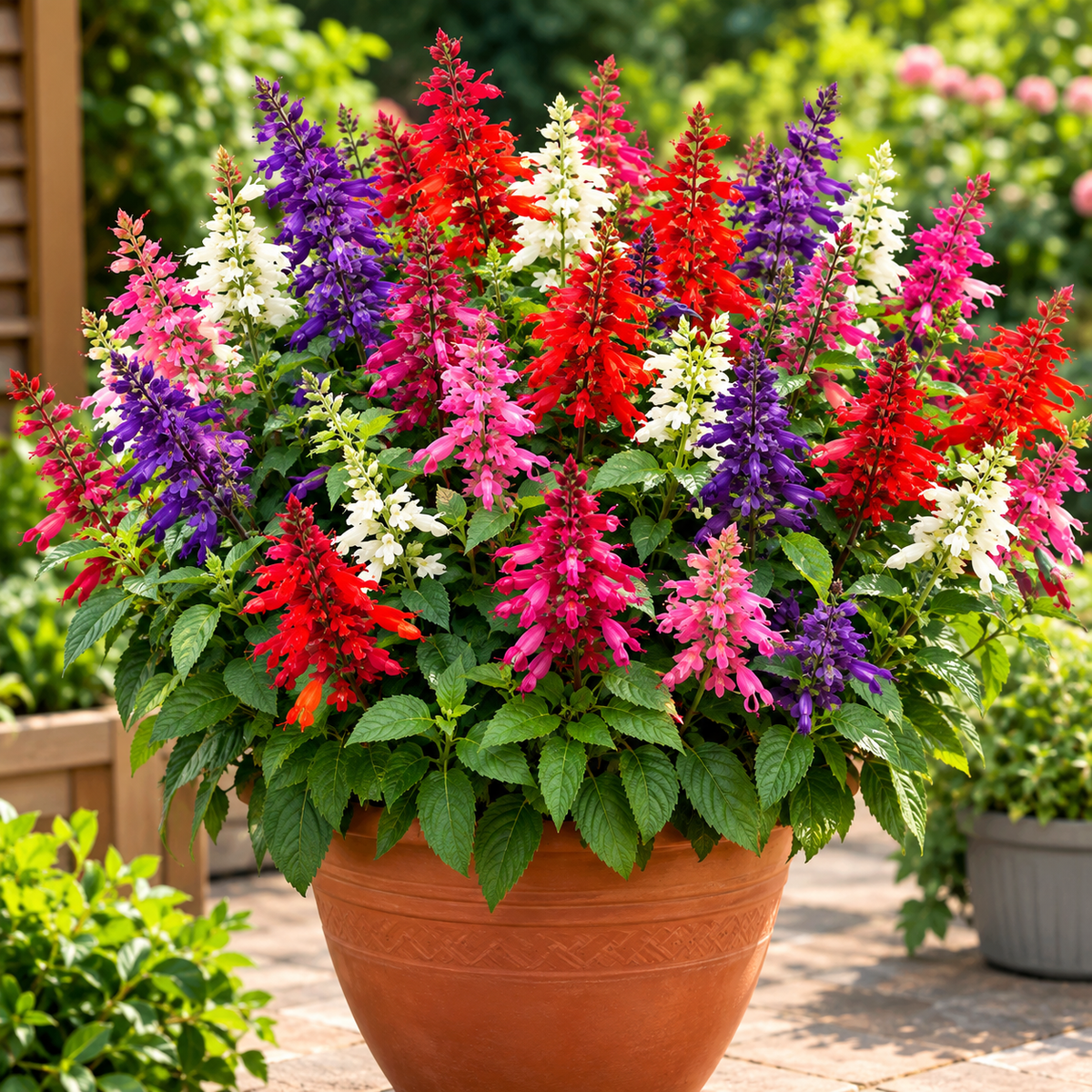 Salvia Vista F1 Hybrid Mix | Pack of 30-35 Seeds | Imported Variety